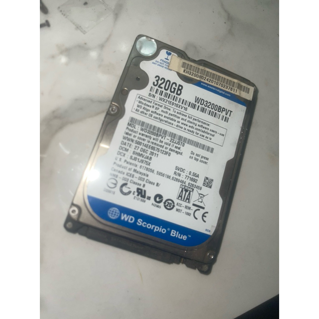 HARDISK 320GB WD blue