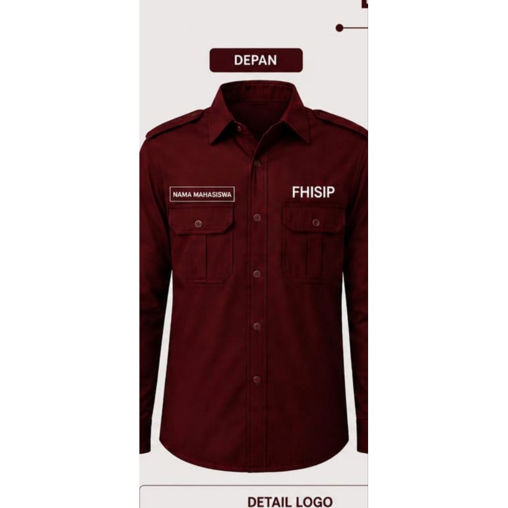 Baju PDH Hukum FHISIP Universitas Terbuka