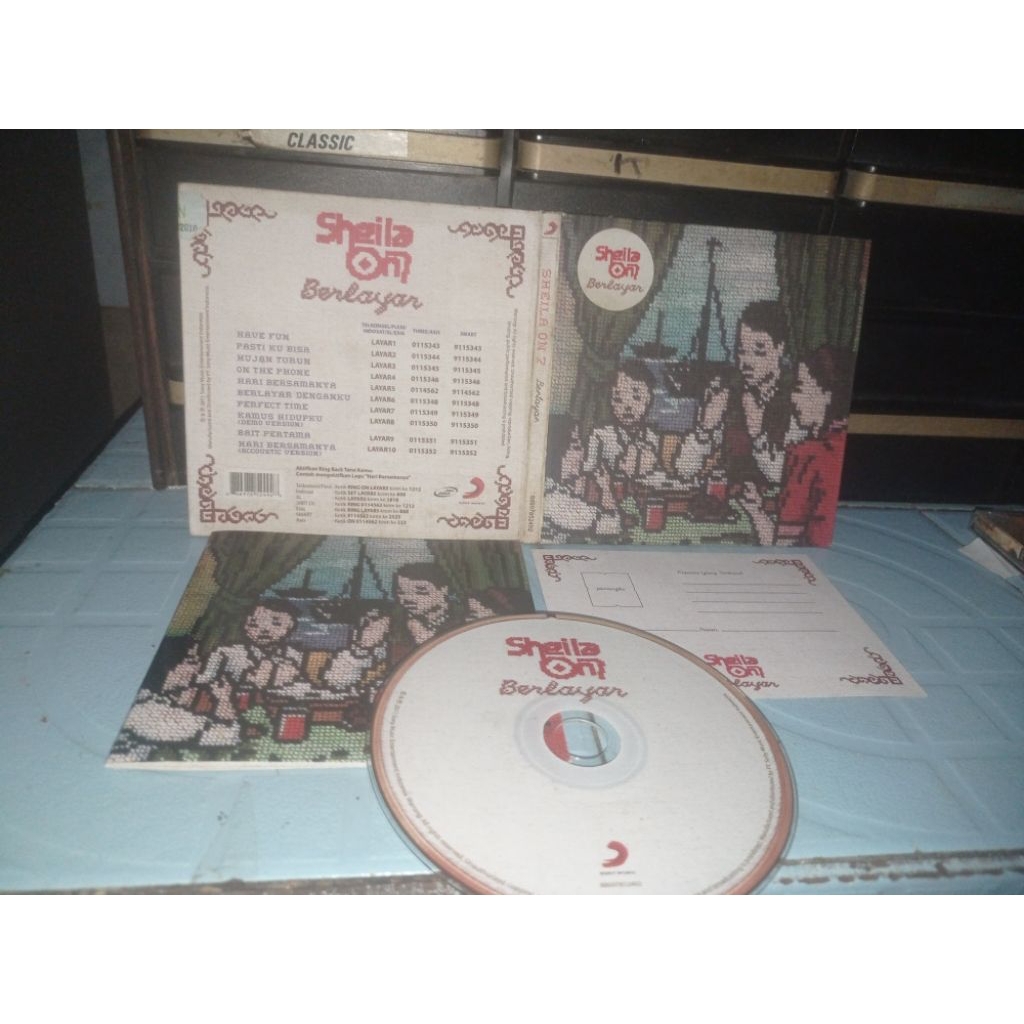 Kaset CD SHEILA ON 7 - BERLAYAR ORIGINAL