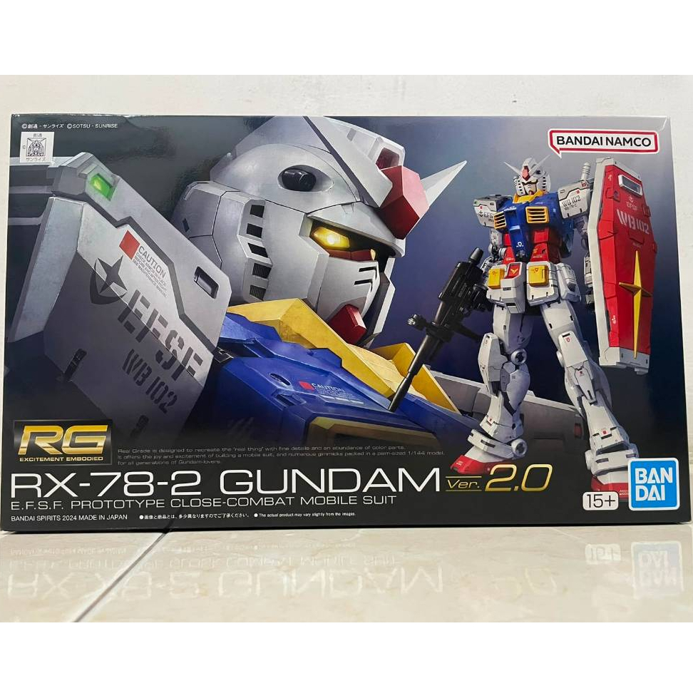 Gundam RG RX 78-2 Original 1/144 Gundam RG RX 78-2 Ver 2.0 RG 40 RG RX-78-2 Hadiah Ulang Tahun