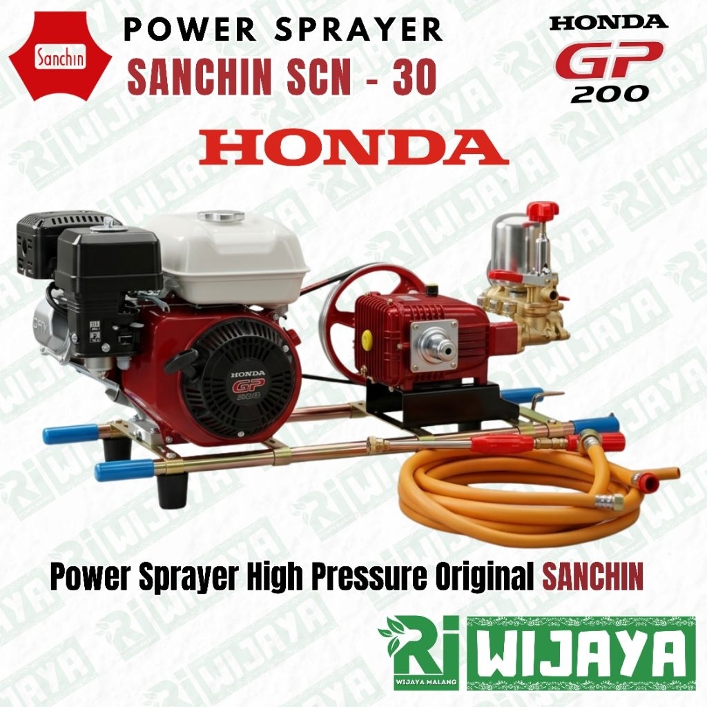 SANCHIN POWER SPRAYER HONDA GP200 / MESIN SEMPROT / SANCHIN / MESIN SEMPROT SANCIN / MESIN HONDA GP2