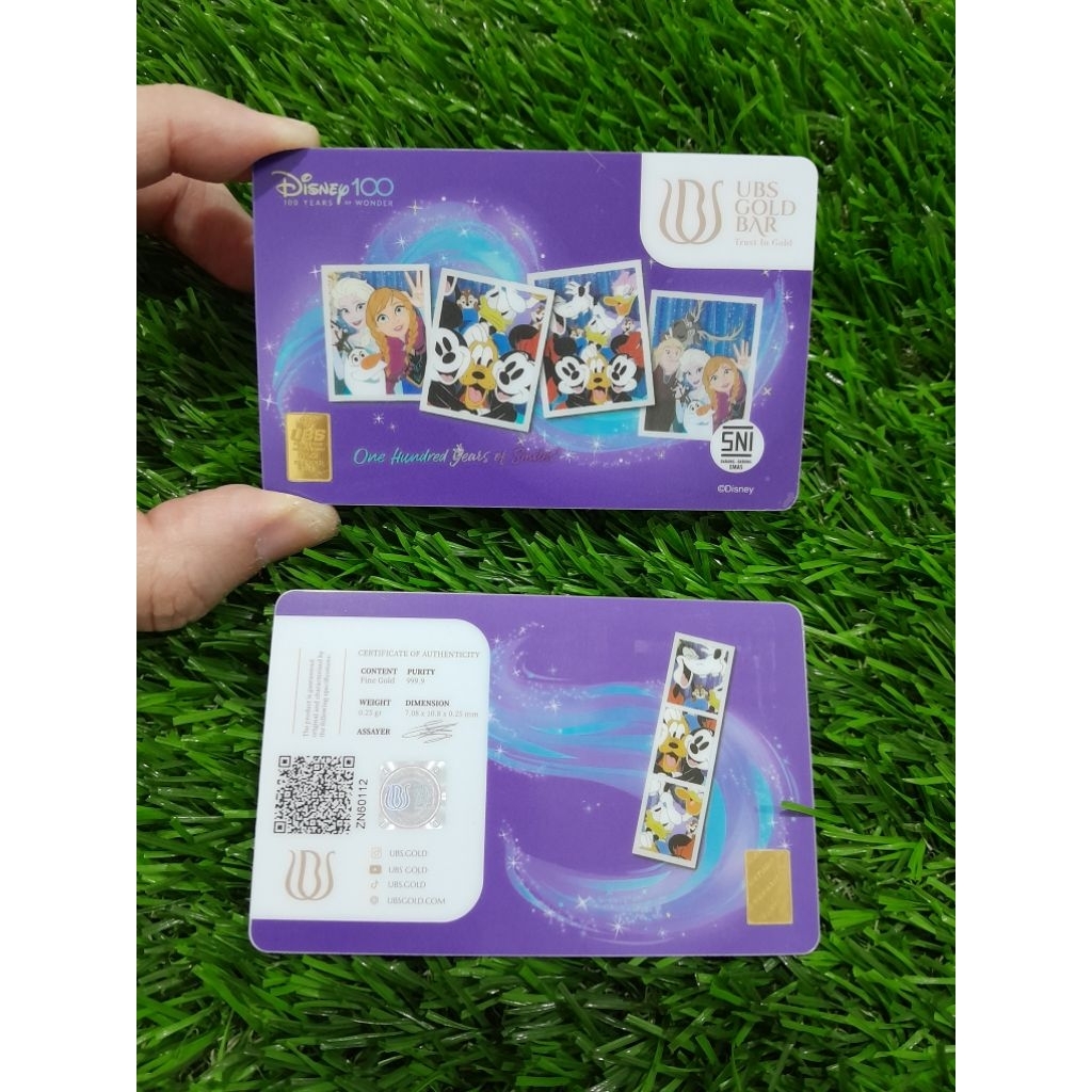 Logam mulia UBS 0.25 gram princess