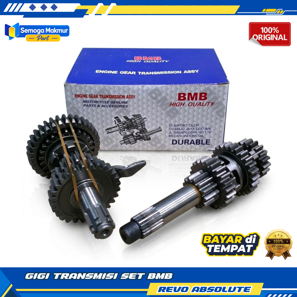 GIGI TRANSMISI RASIO MESIN SET REVO ABSOLUTE BLADE REVO FIT BMB