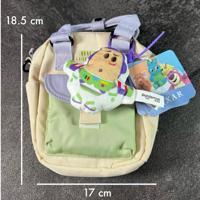 Potdemiel x Disney Pixar Buzz Toy Story Sling Bag (Tas Selempang Wanita)