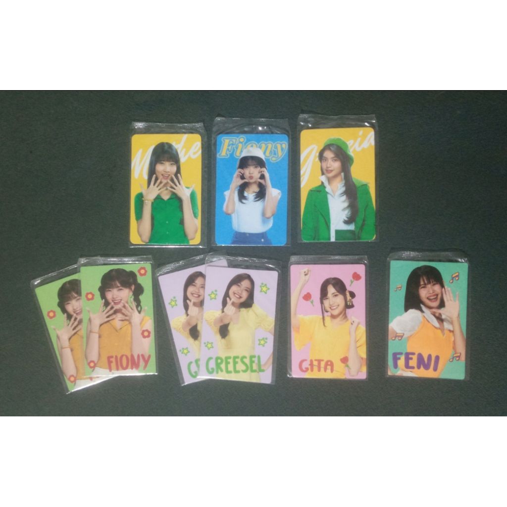 [ Sealed ] Official Photocard PC Japota JKT48 ver 1 2 Fiony Muthe Gracia Greesel Gita Feni Pout Noot