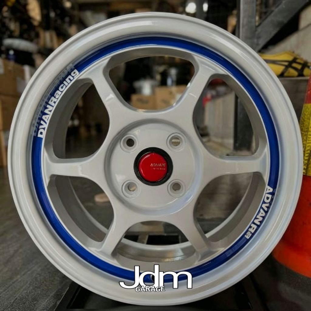 velg ADVAN RG1 r15 lebar 6,5 pcd 4X100 ET 42 mobil ring 15 pnp mobil agya ayla swift fronx brio jazz