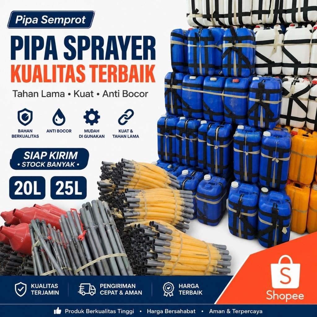 Pipa Sprayer, Selang Sprayer, Pipa Semprot 20L & 25L, Selang kocor, Pipa Sprayer Pertanian, Pipa Sem