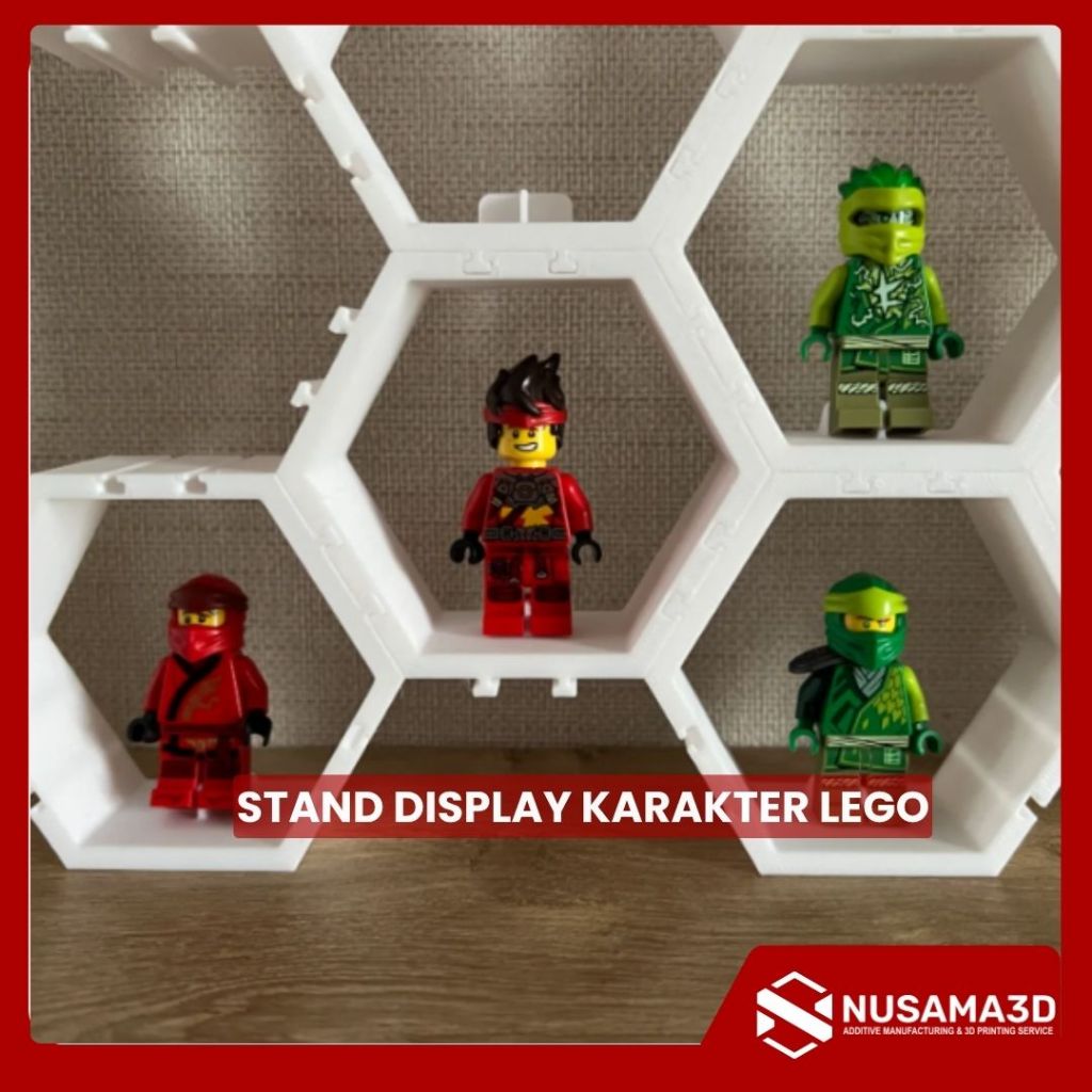 STAND/DISPLAY/KARAKTER/LEGO /HEXAGON