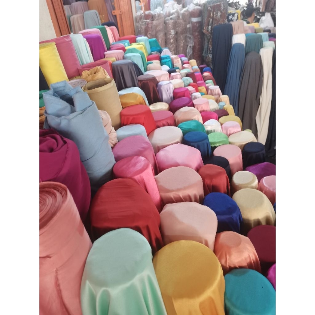 Kain Satin velvet Premium Polos Terbaru | Kain Satin Silk | Kain Satin polos | Satin Premium