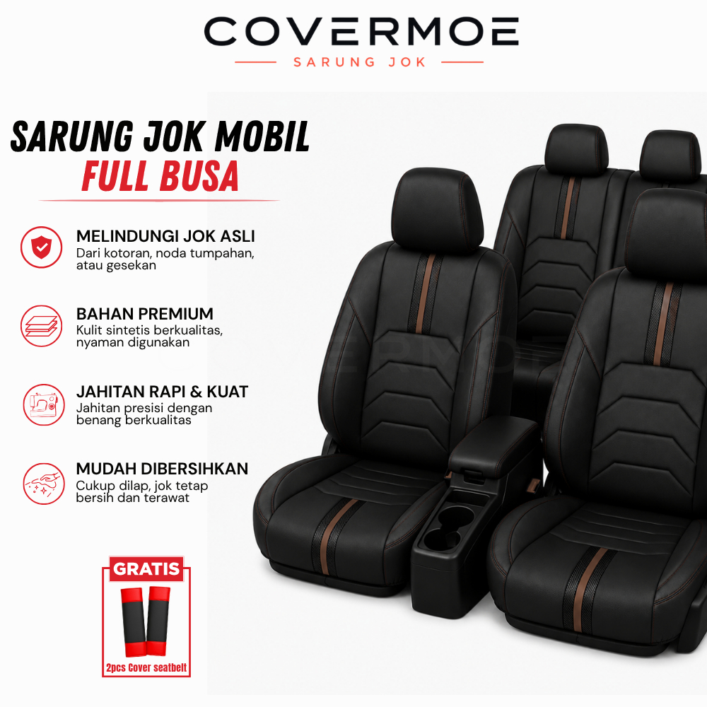 SARUNG JOK MOBIL CALYA SIGRA BAHAN OSCAR GRADE A 3 BARIS FULL BUSA
