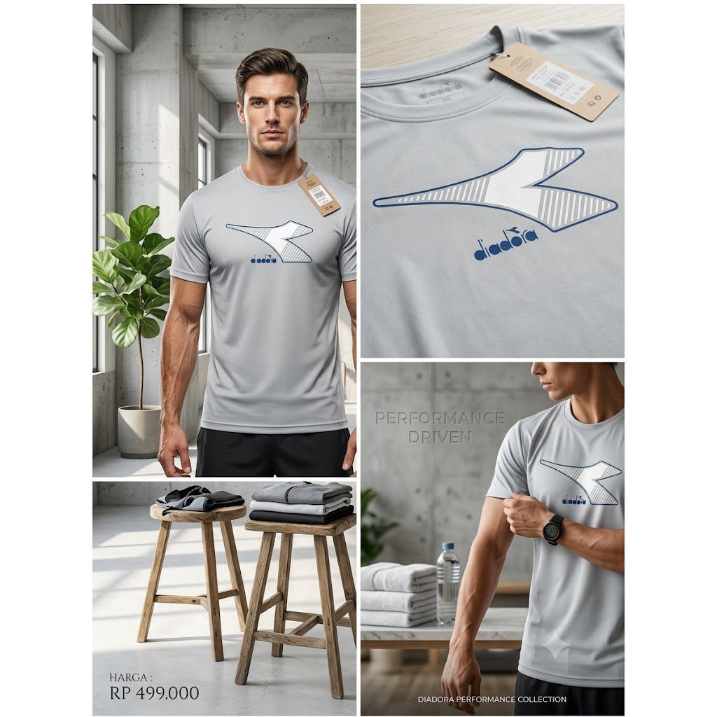 BAJU OLAHRAGA JERSEY DIADORA SPORTSTASION SIZE XL DAN XXL DISKON 70%