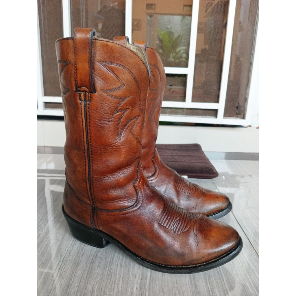 DURANGO Koboi Bordir Western Boots Size 43 Insol 27-27,5 Cm