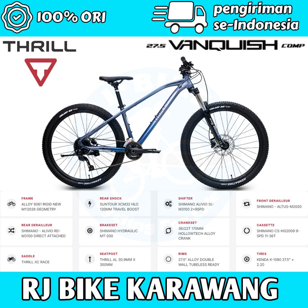 Sepeda Gunung MTB 27.5 THRILL VANQUISH COMP