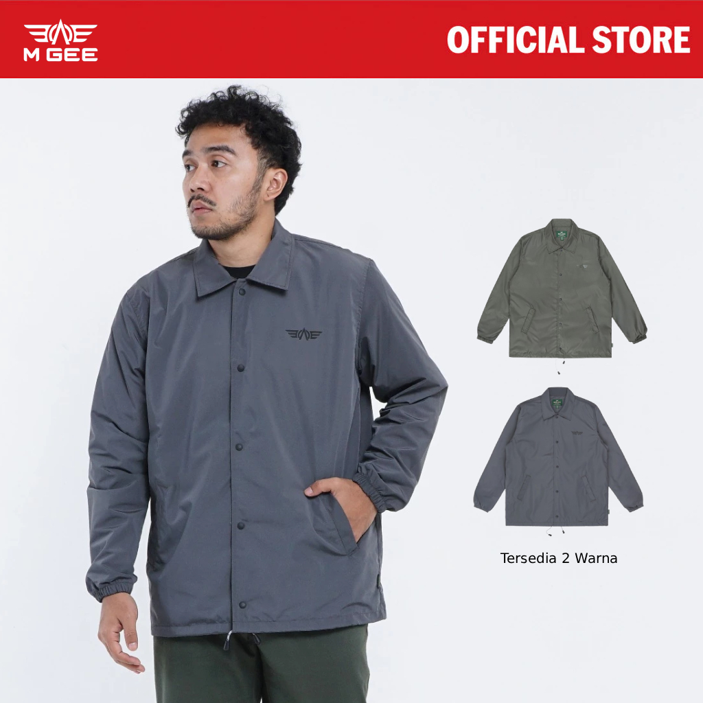 MGee Jaket Pria Jacket Coach Polyester Windbreaker Casual Hayden CKSR002