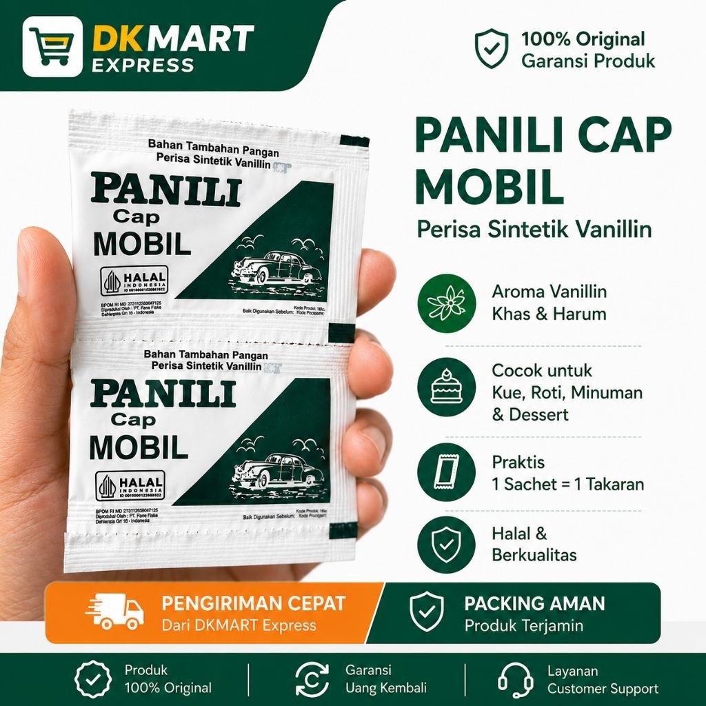Panili cap mobil 1 sachet vanilli // vanillie