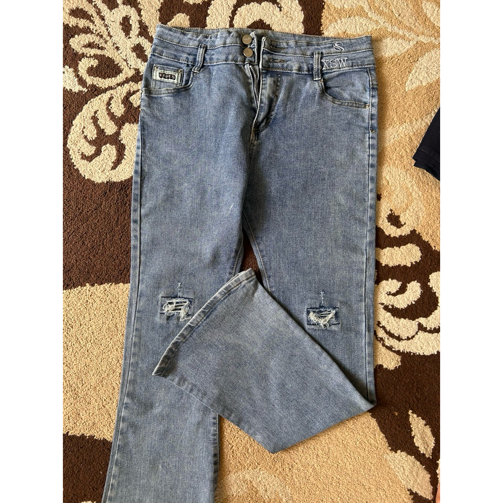 preloved cutbray jeans