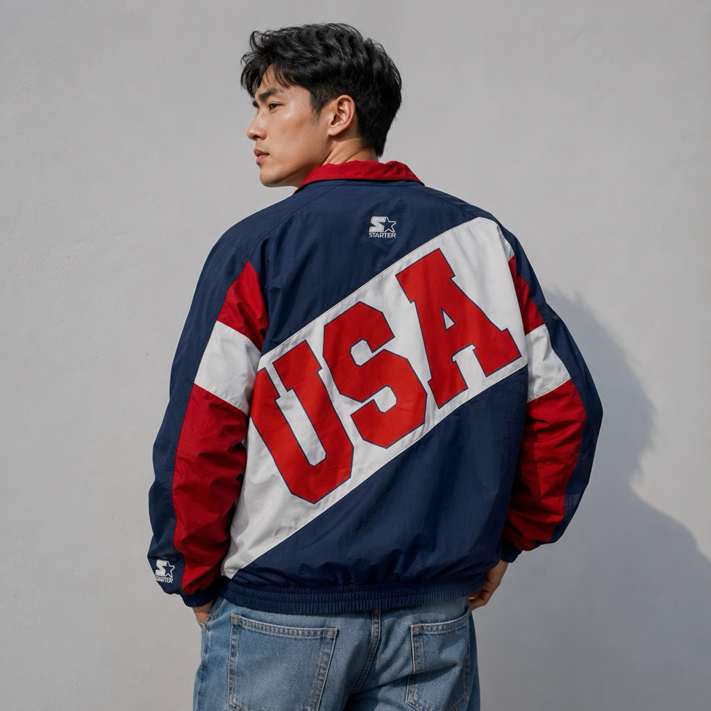 STARTER USA ATLANTA OLYMPIC '96 VINTAGE JACKET