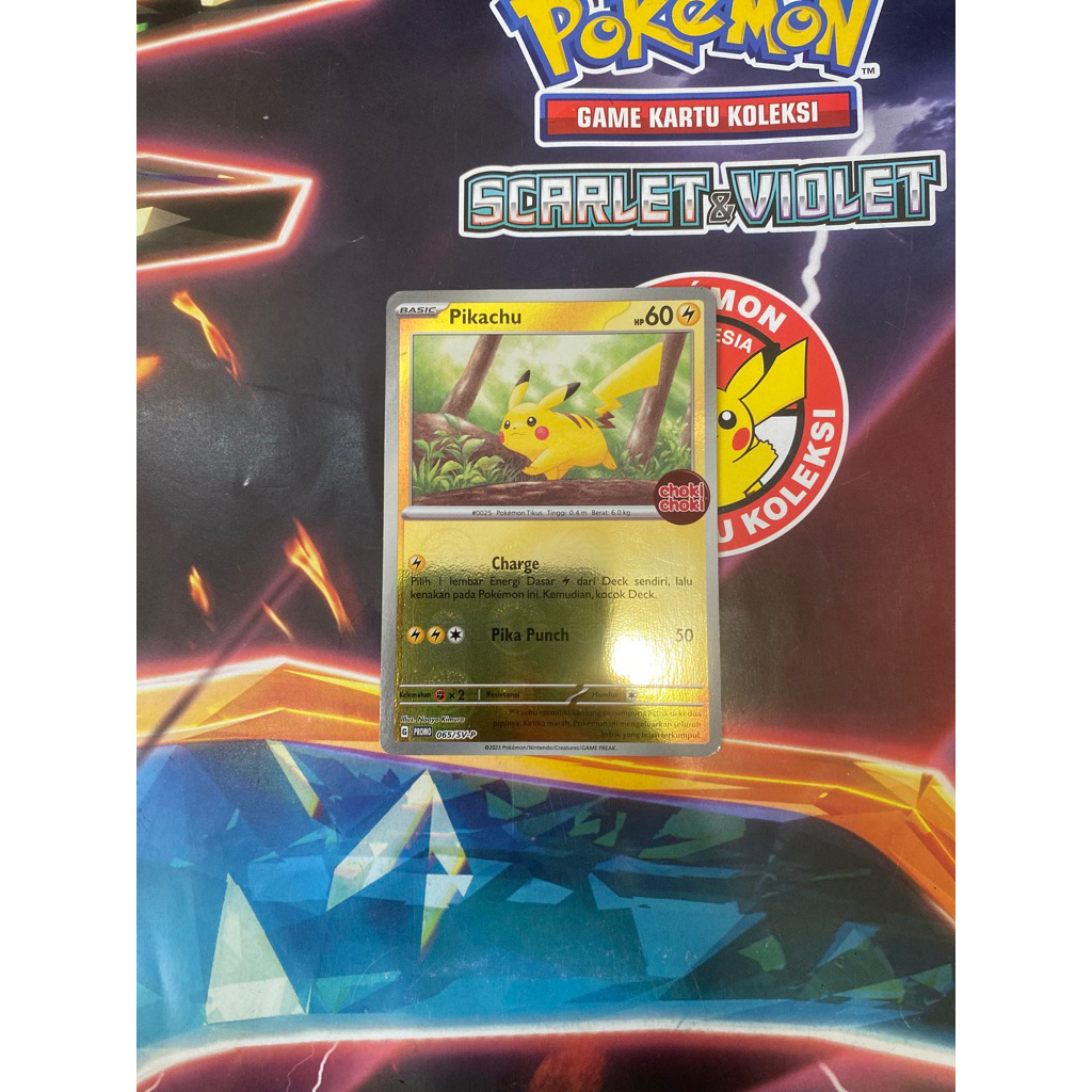 Pikachu holo choki choki
