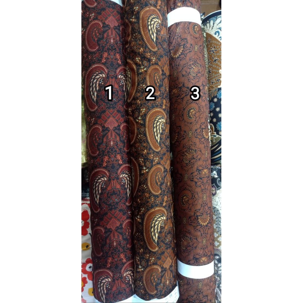 Batik halus semi sutra royal peach (harga per setengah meter)