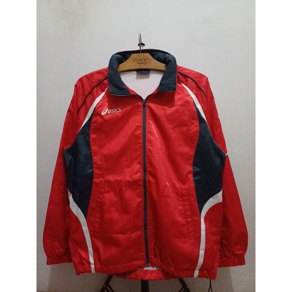 Jaket tracktop windbreaker Asics