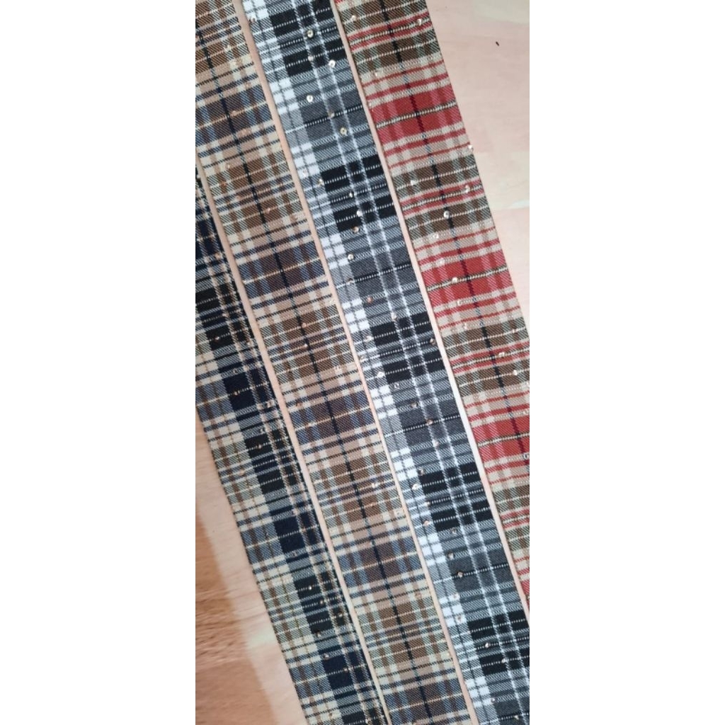 Pita Korea Tweed Motif Tartan 1.5cm (4cm) 1 yard