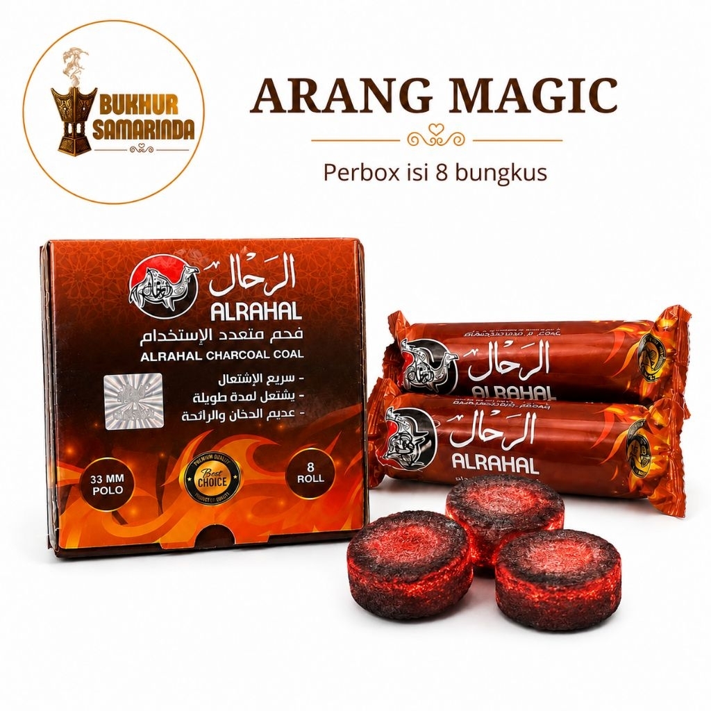 bukhur samarinda- ARANG MAGIC - arang briket - arang bukhur / dupa