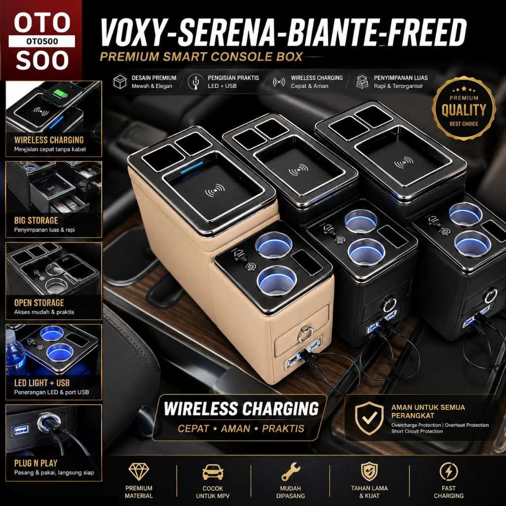 Console Center Voxy Biante SERENA Cortez ELGrand CORTEZ FREED- OTOSOO INDONESIA