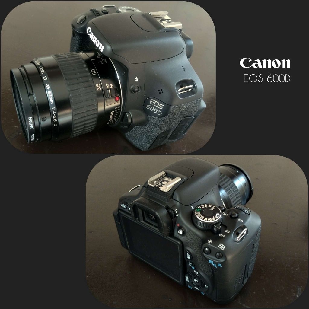 Used DSLR Canon EOS 600D and Zoom Lens EF 35-80mm f/4-5.6