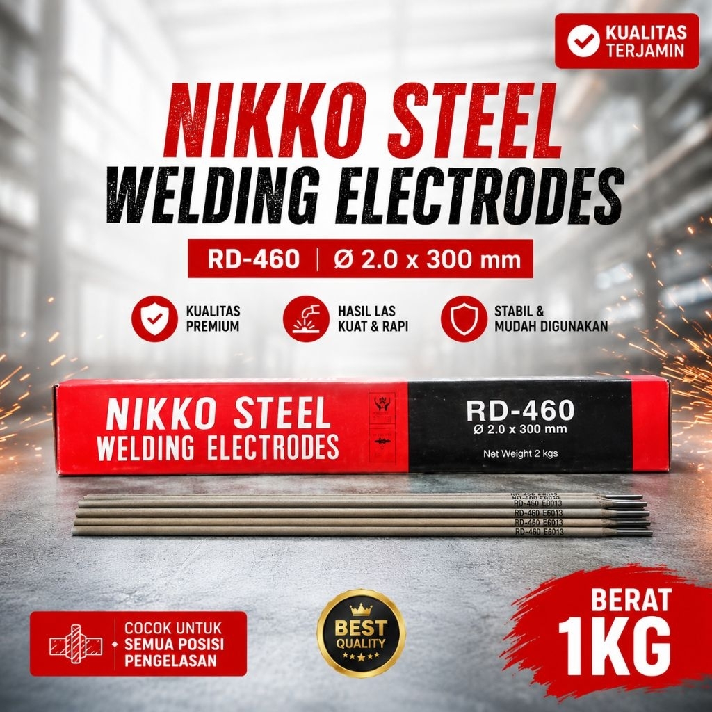 Kawat las Nikko Steel rd 460 2mm 1kg