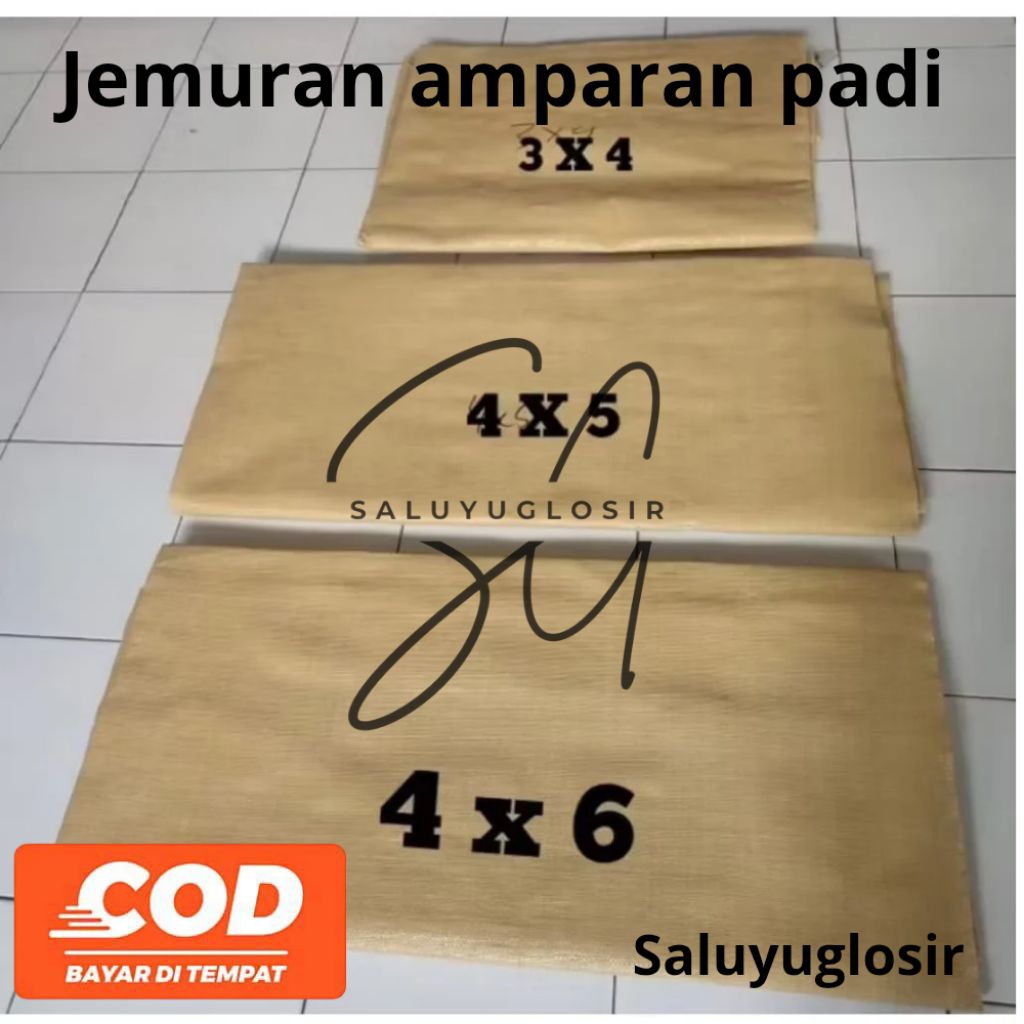 Terpal Lot Amparan Padi Dll Ukuran 4+6 4+3 4+5 2+4