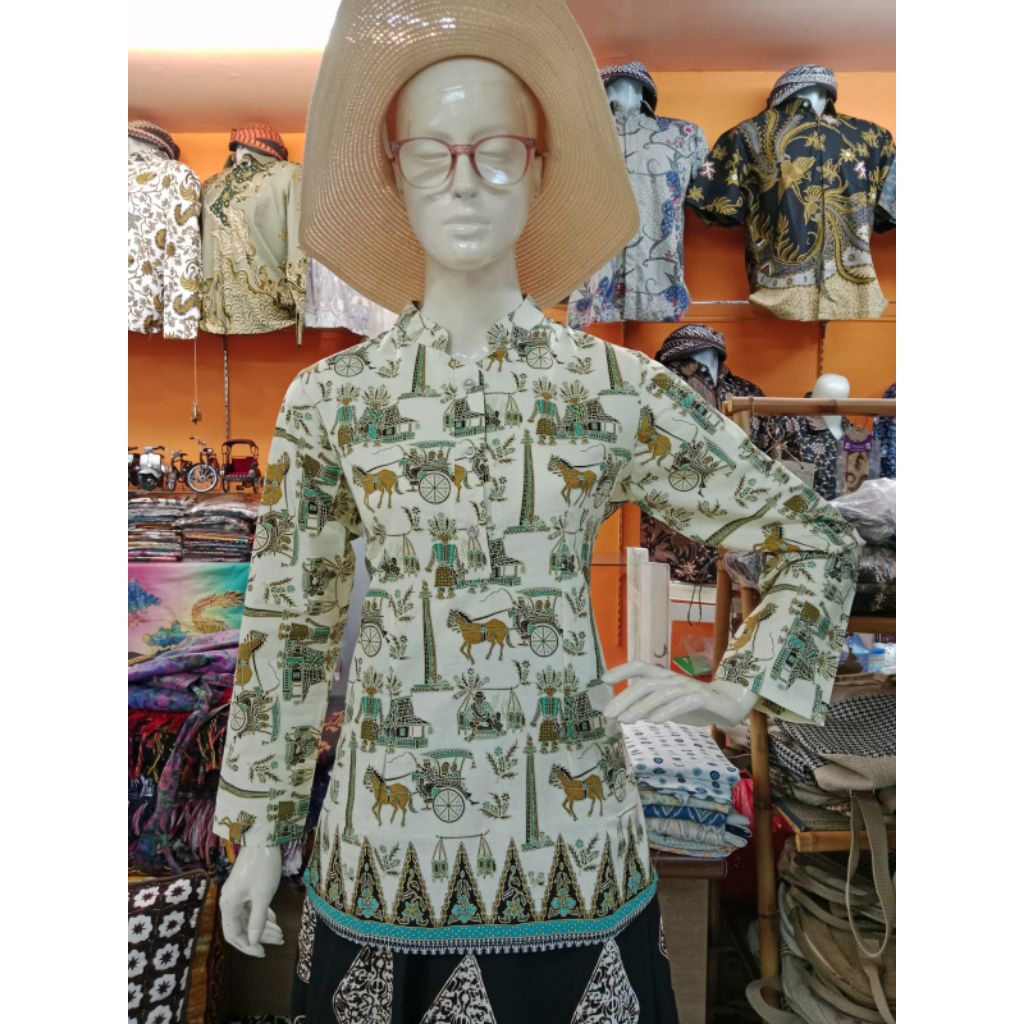 Toko bakul batik, Blouse batik wanita lengan panjang