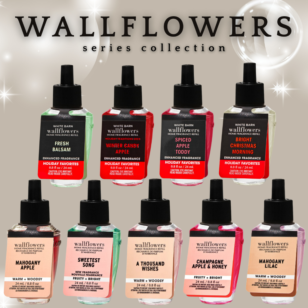 PROMO SALE  BBW Wallflowers Home Fragrance Refill 24ml ( A Thousand Wishes - Sweetest Song - Vanilla