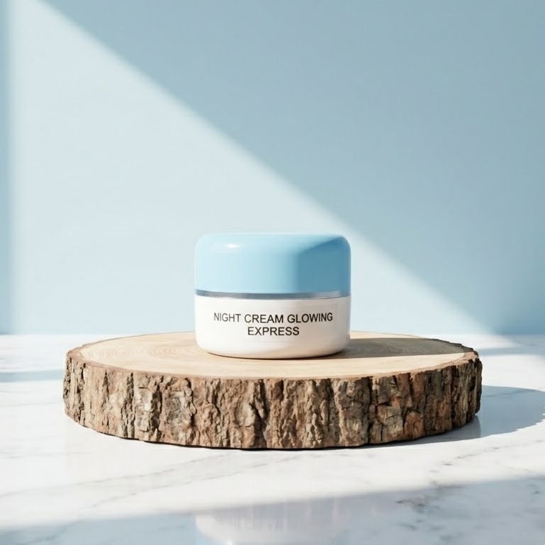 Night Cream Glowing Express 15gr - Krim Malam Farma Glowing Express