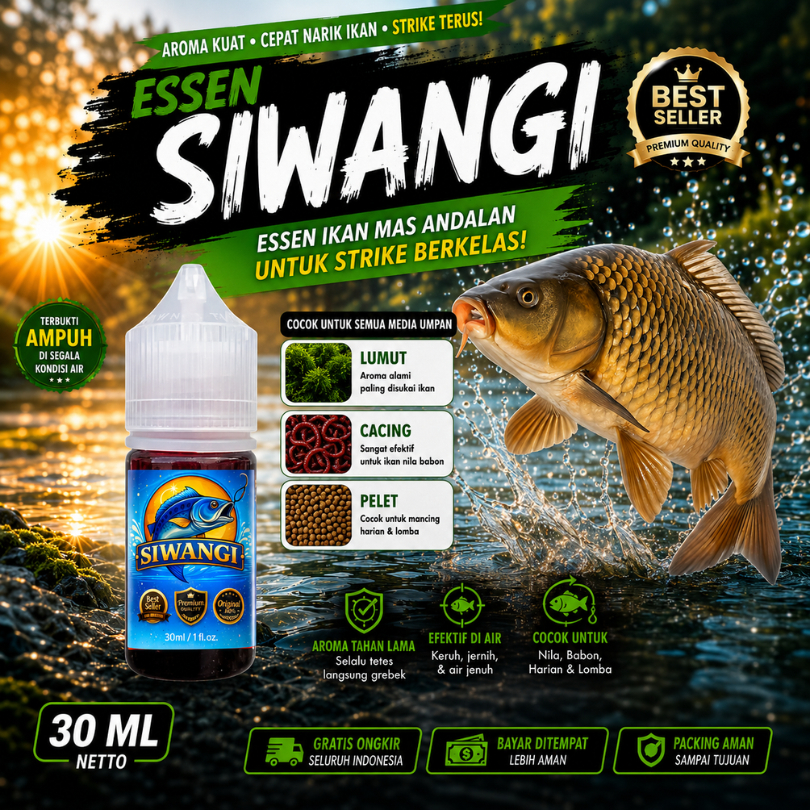 Essen Usar Katilayu Stroberi Sereh Untuk Ikan Mas Gacor Segala Cuaca