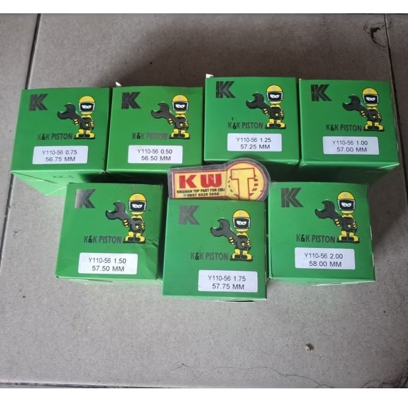 piston f1zr OS 56,50 mm sampai 58 mm merek knk japan kualitas bagus