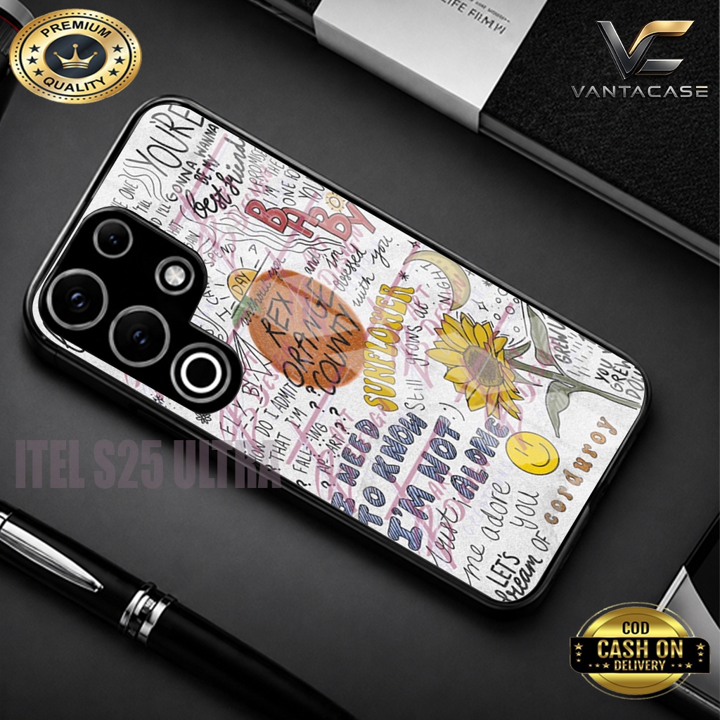 Casing HP Premium Glossy Hardcase Full Print HD Anti Lecet Anti Pudar Motif Rex Orange County untuk 