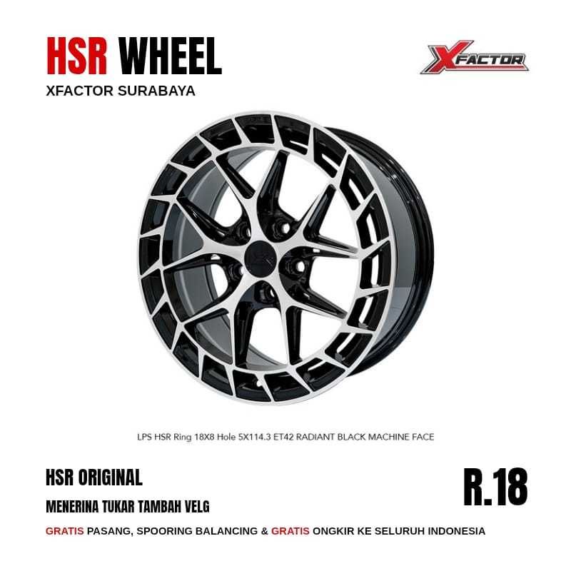 VELG MOBIL R18 HSR LPS HSR R18X8 5X114,3 ET42 RBMF 4 PCS VELG
