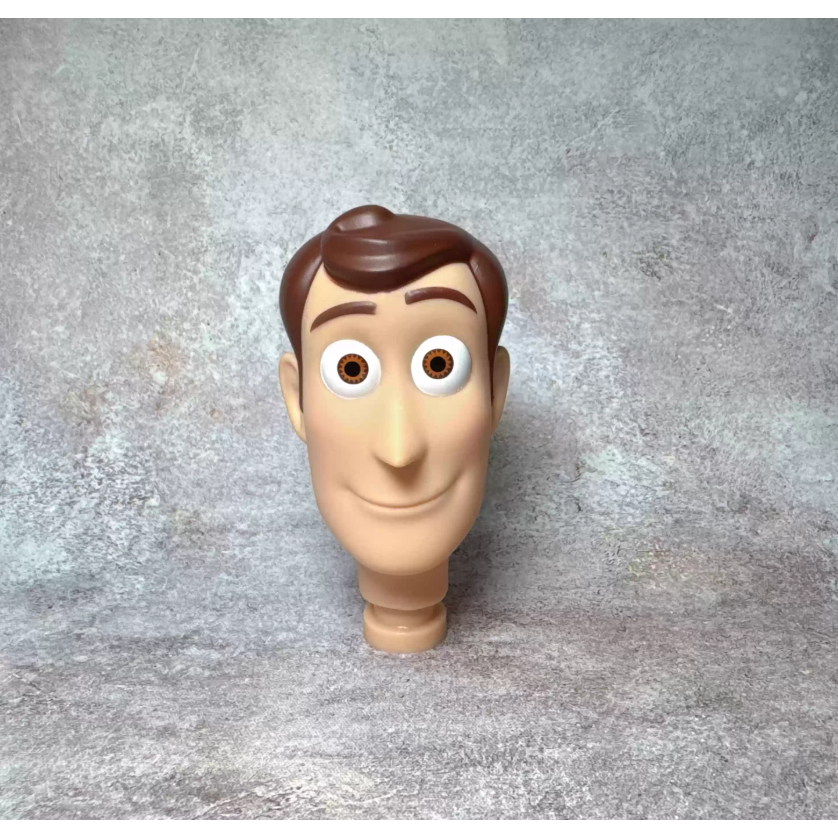 Authentic loose stock Toy Story Thinkway Woody Calm Face Replacement Head Accessory Model