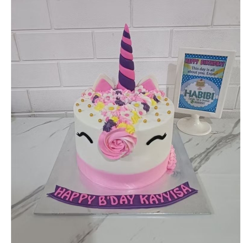 cake ulang tahun unicorn / unicorn birthday cake