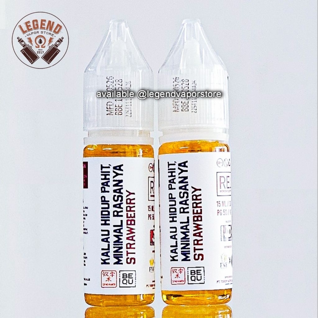 SALT NIC - LIQUID BEQU Strawberry 15ML 30MG AUTHENTIC
