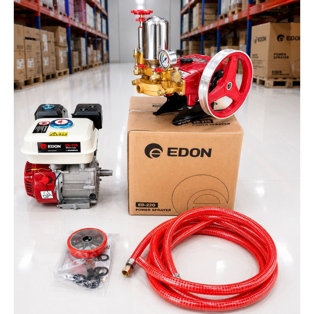 PAKET 2IN1 SANCIN STEAM GX-200 / EDON, PUMP 22 EDON MESIN PENGERAK