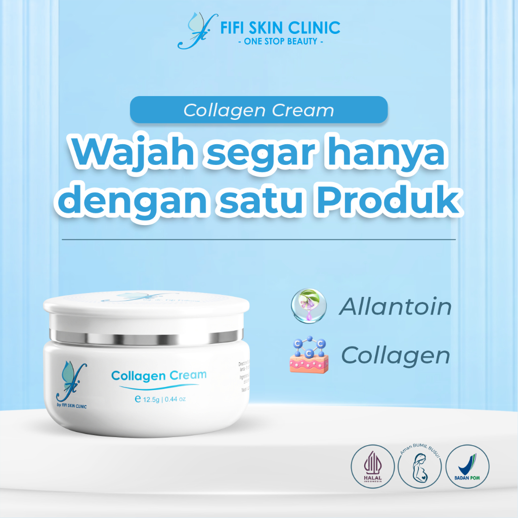 FI COLLAGEN dr Fifi Festiany FIFI SKIN CLINIC / Mengenyalkan wajah , Pelembab , Menyamarkan Kerutan 
