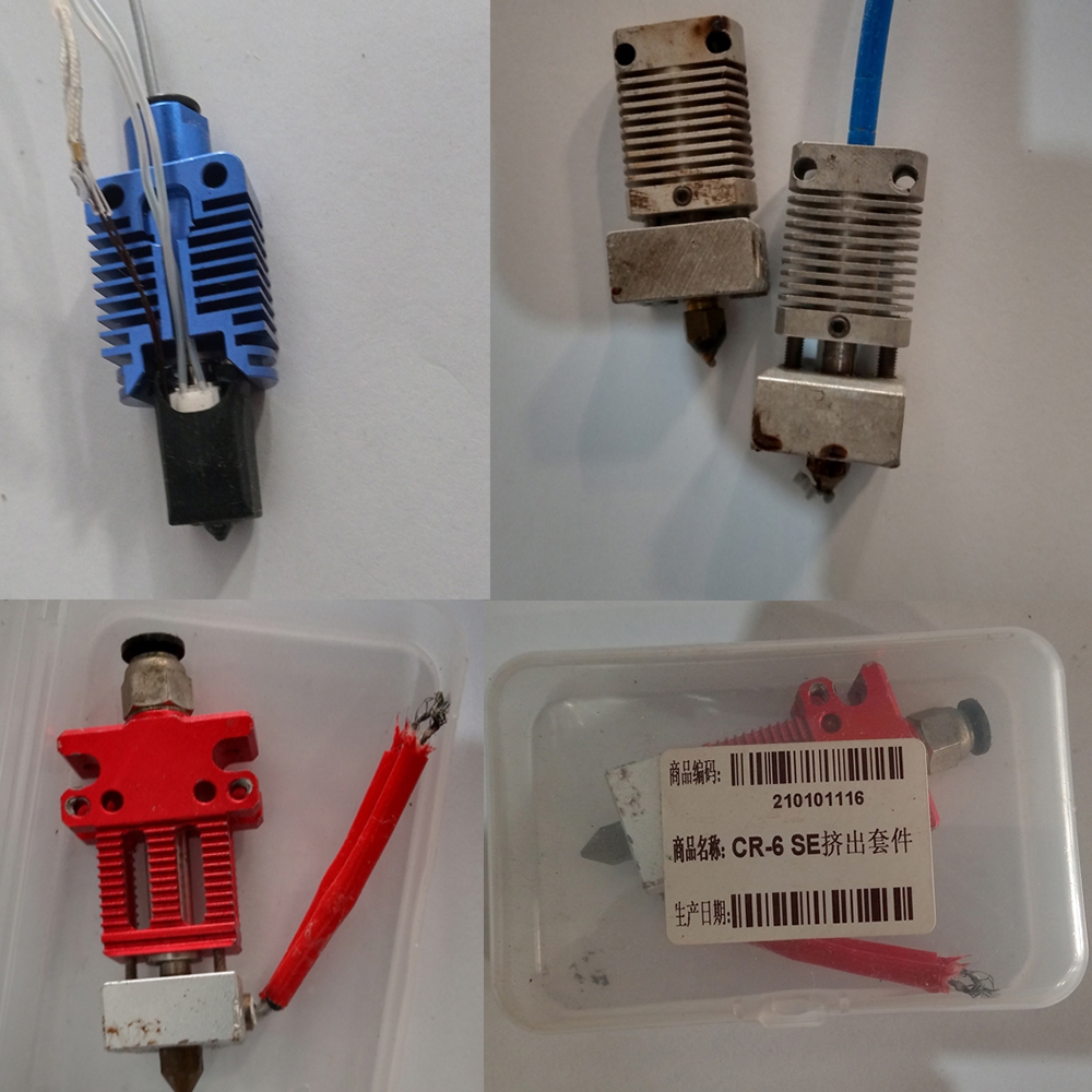 Varian HotEnd Bekas untuk printer 3D Creality Ender kondisi layak pakai