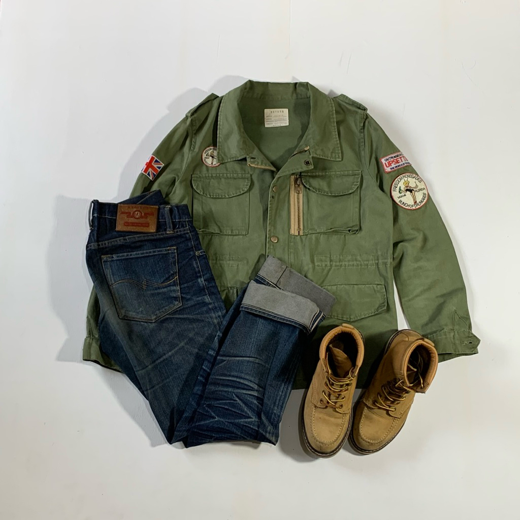 vintage parka military fashion, m65 m51 fieldjacket