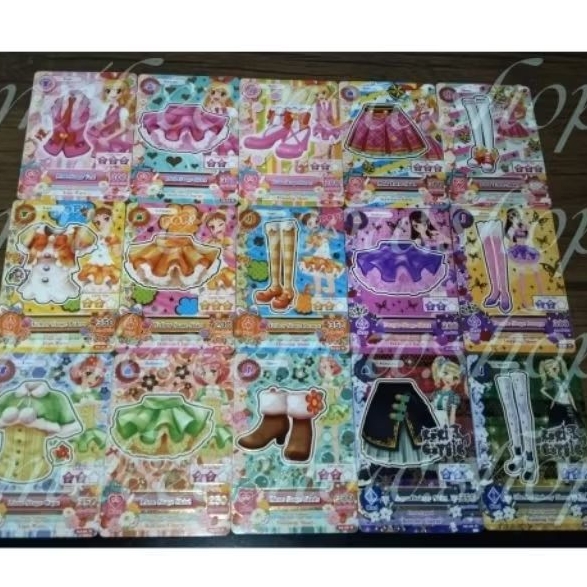 (baca deskripsi) Aikatsu Card Uniform Stage and Christmas Jkt48 Ver