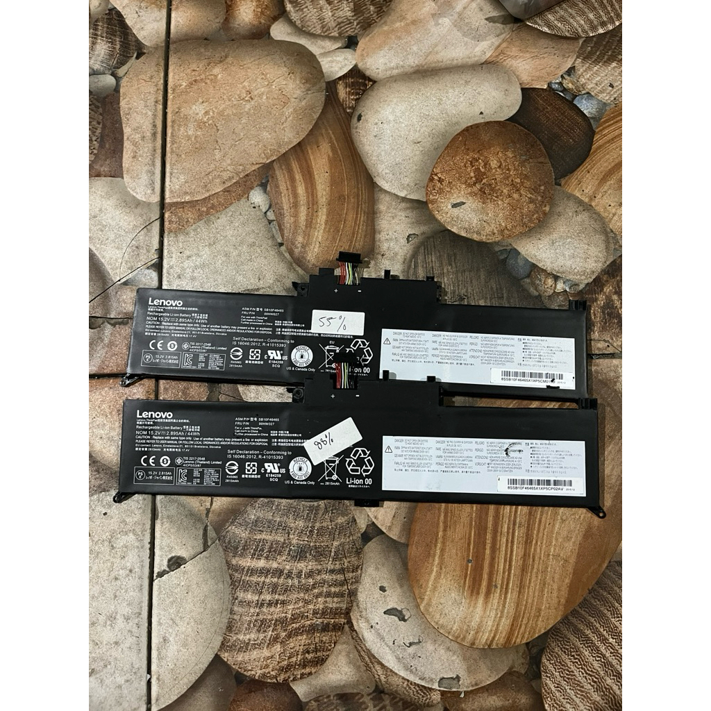 Battery Baterai Laptop Lenovo ThinkPad Yoga 260 370 X380 X260 00HW027 01AV433 Original Second Tested