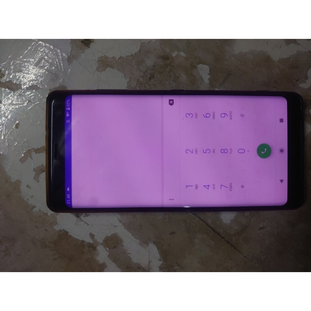 lcd xz3 minus (bukan unit utuh)
