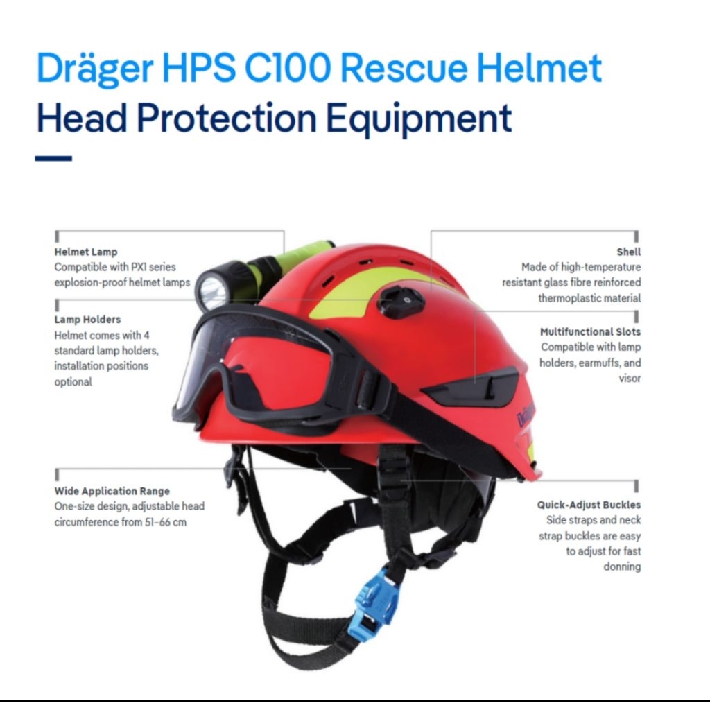 Helm Rescue Drager Hpsc100