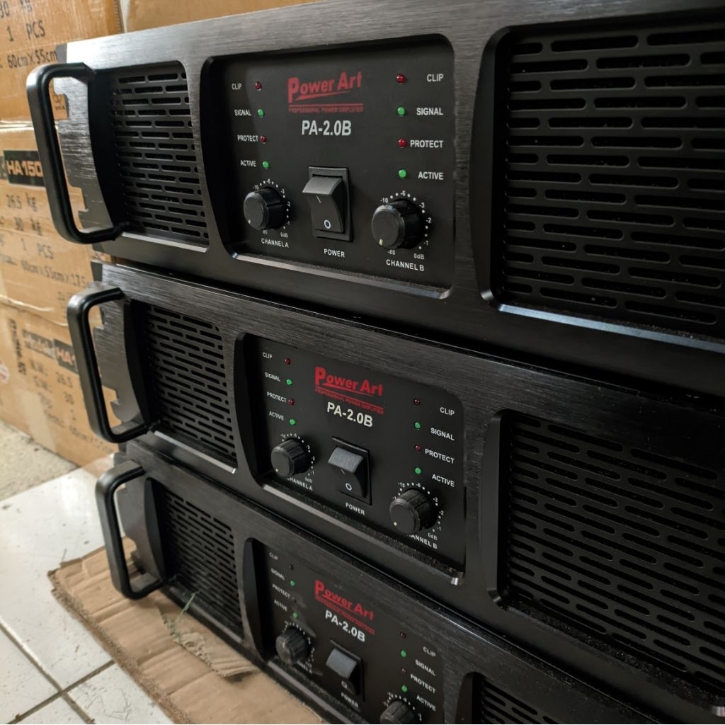 Power Amplifier Art PA 2.0 B Original 2 Channel 2000×2 watt cocok untuk soundsystem lapangan