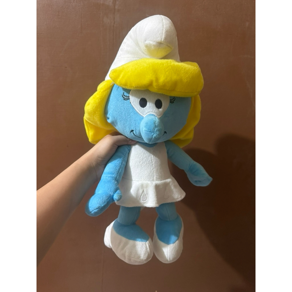 Boneka Karakter the Smurf Size 45cm Original / Boneka Smurf / Boneka Smurf Original